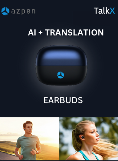 TalkX: AI + Translation Earbuds