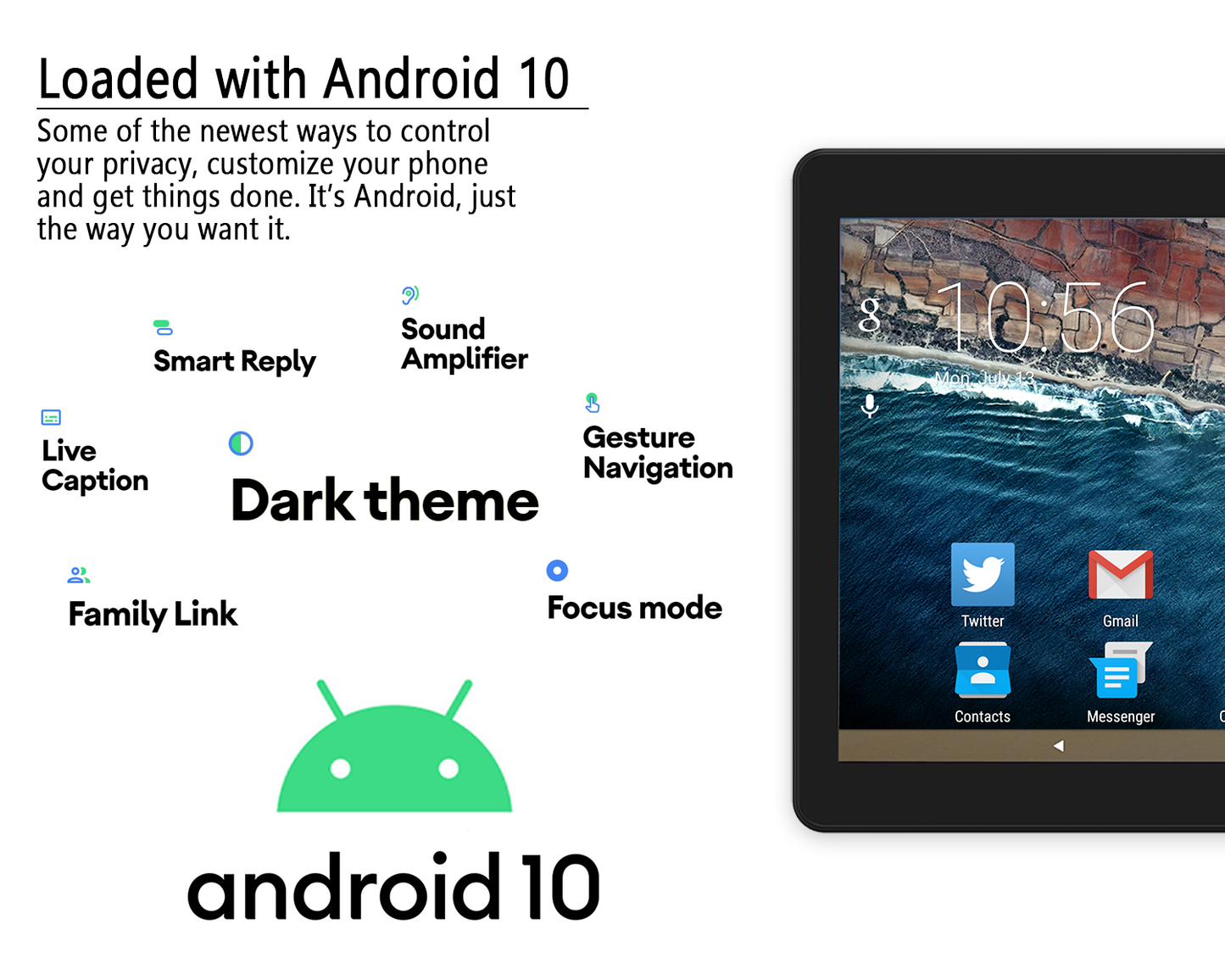 A1080G - 10.1" Android 11 Tablet + Keyboard Case