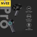 AZPEN NVEE Pro Upgraded True Wireless Earbuds, Waterproof, Ergonomic Stay in Design, Rich Sound and Heavy Bass, with Easy Pairing
