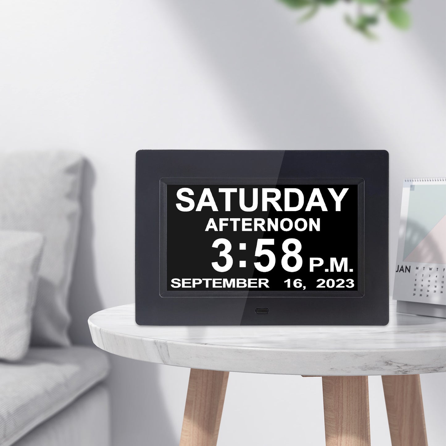 7" Digital Calendar Clock