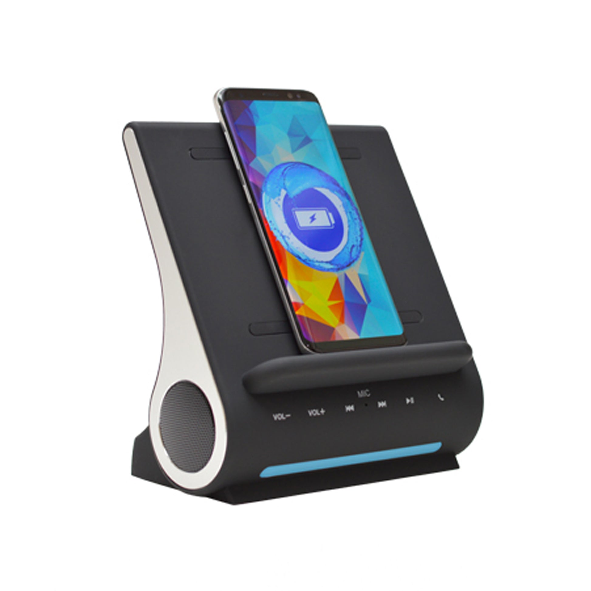 Mobile phone docking station with speakers (Universal USB-C Phone