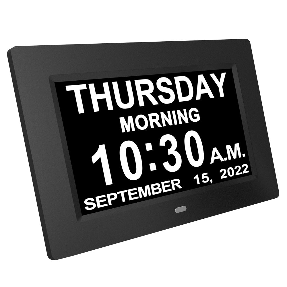 7" Digital Calendar Clock