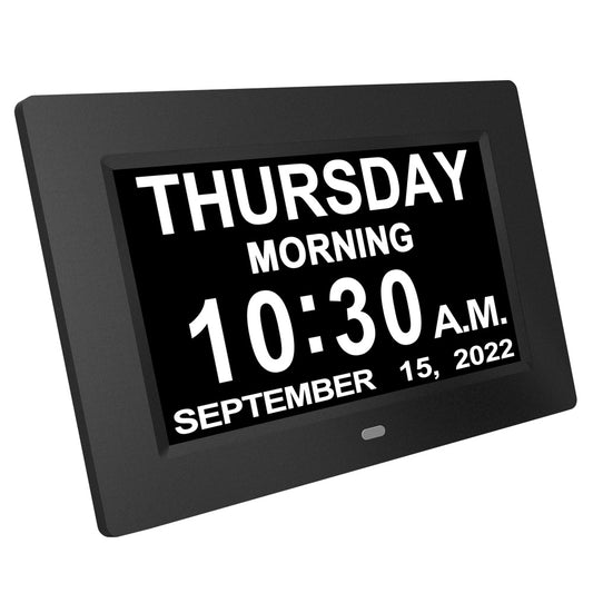 7" Digital Calendar Clock