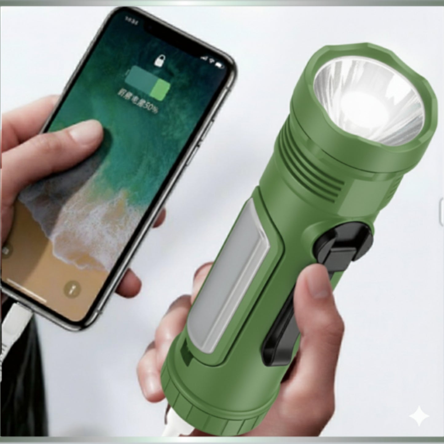Flashlight with Weather Radio