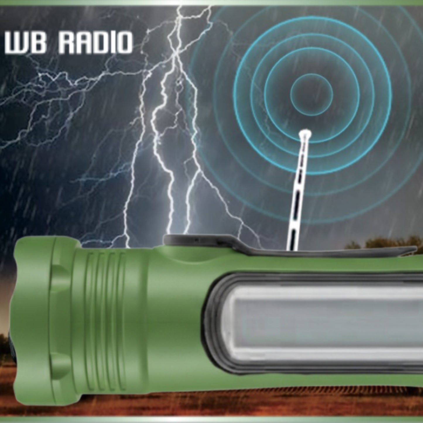 Flashlight with Weather Radio