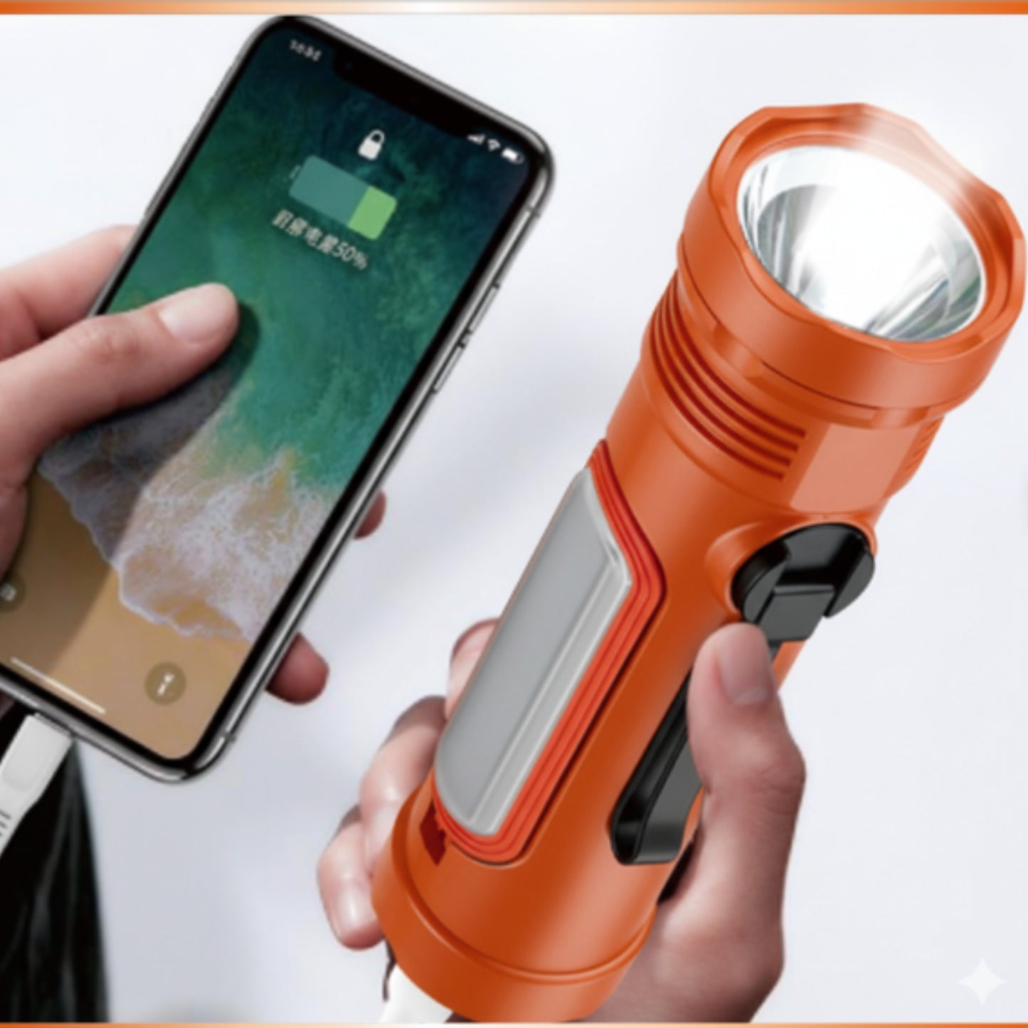 Flashlight with Weather Radio