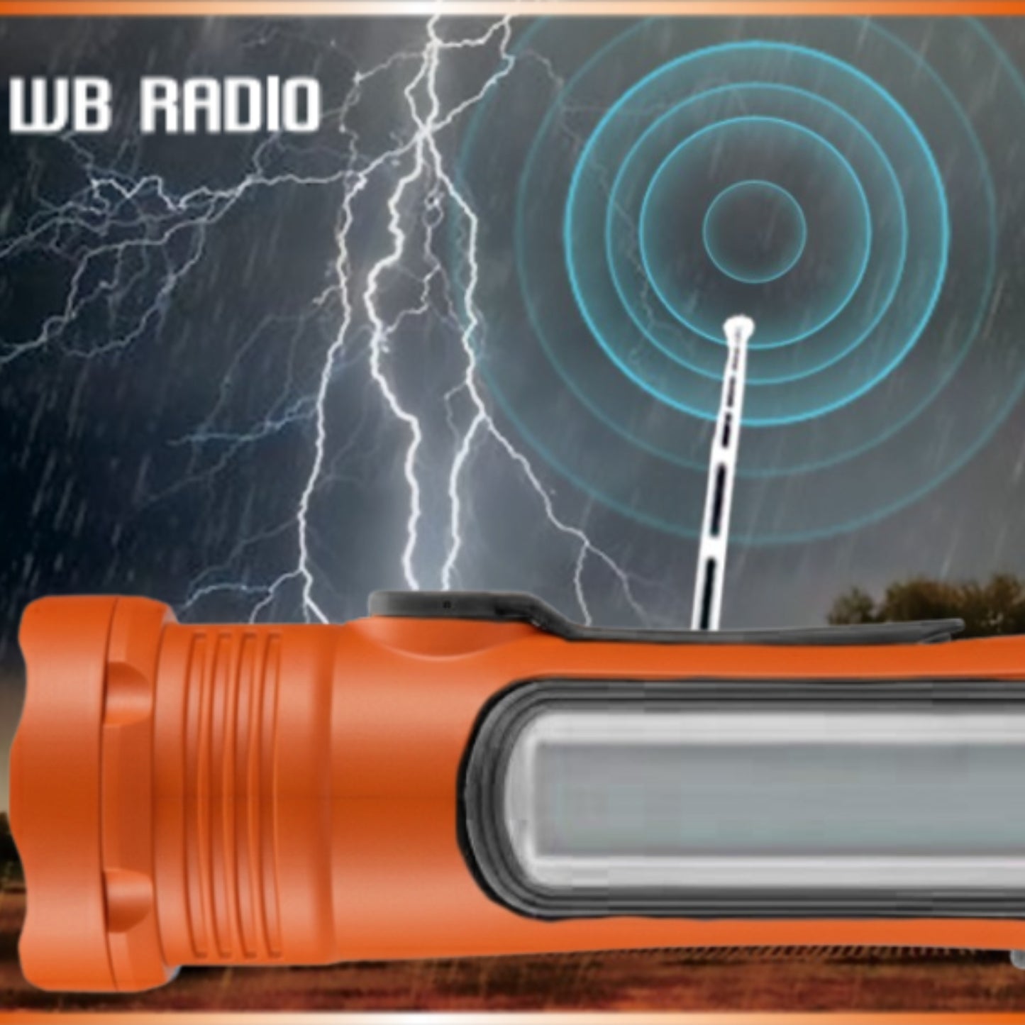 Flashlight with Weather Radio