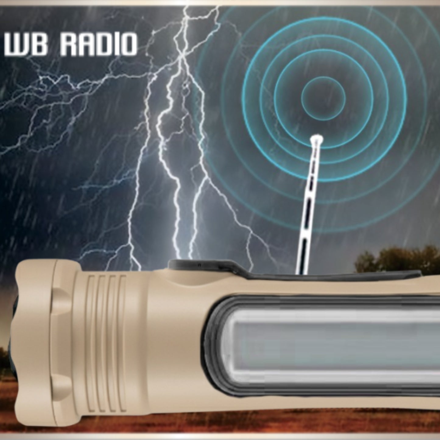 Flashlight with Weather Radio