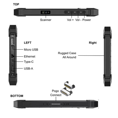 Windows High Performance Rugged Scan Technology Tablet