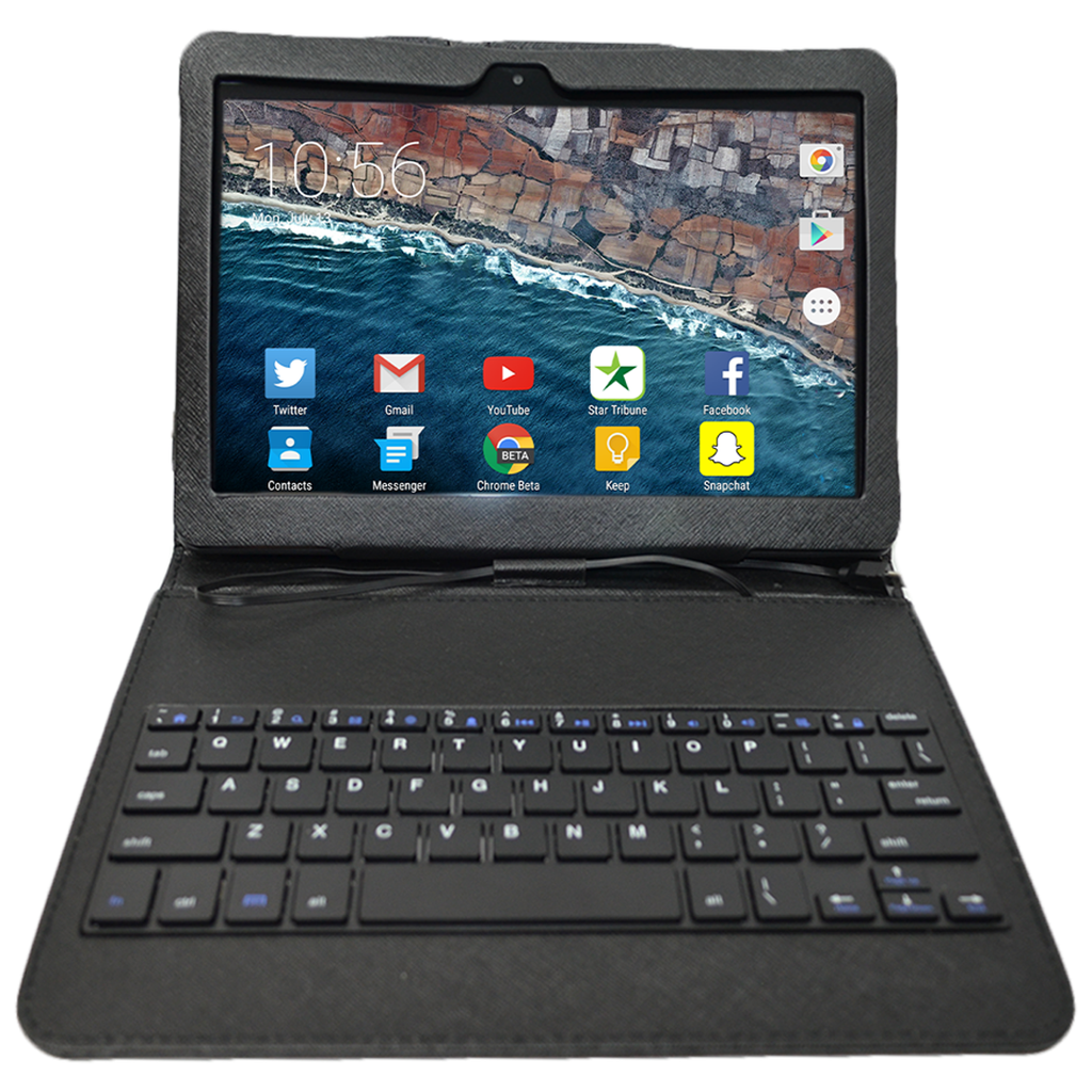 A1080KC - 10.1" Android 11 Tablet with Keyboard Case Bundle