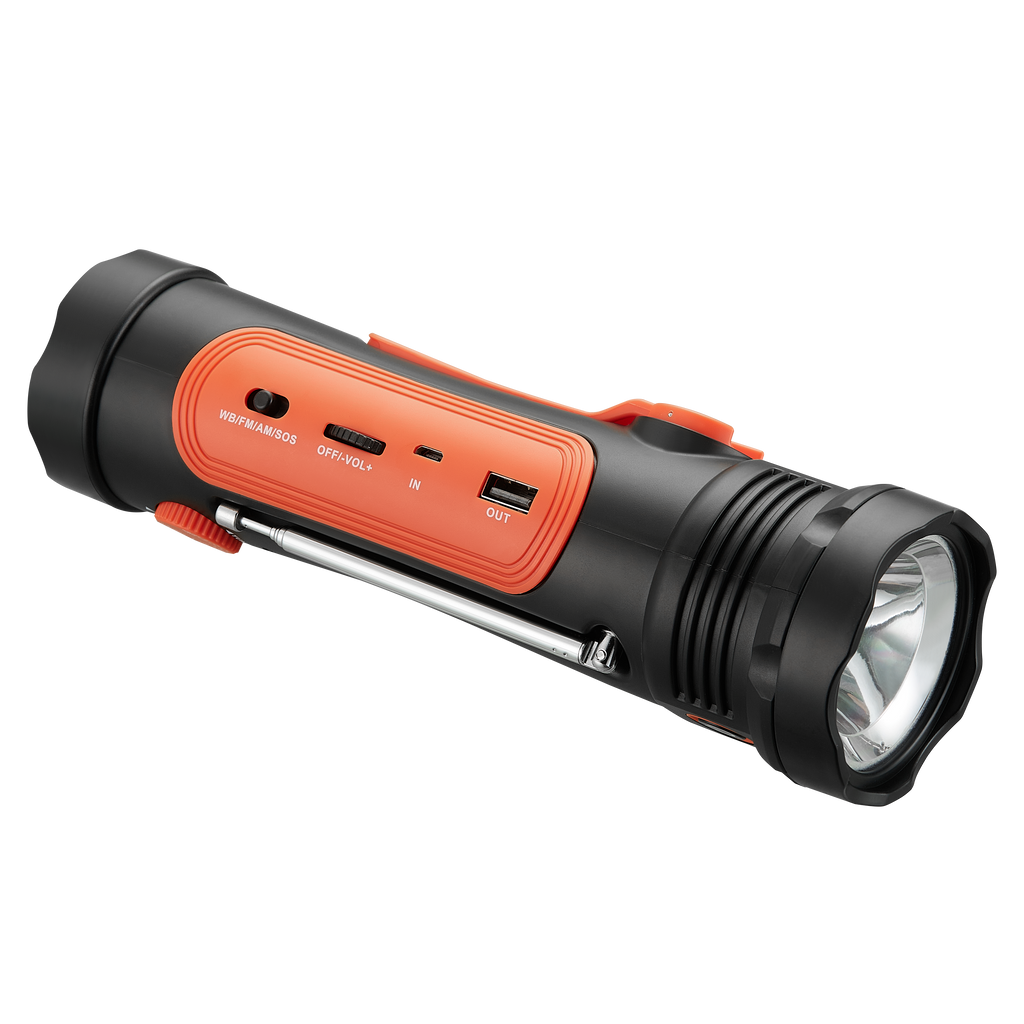 8 In 1 Flashlight With Weather Radio SOS Alarm Richwoods Technology 8-in-1-flashlight-with-weather-radio-sos-alarm-richwoods-technology