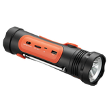 8 in 1 Flashlight with Weather Radio & SOS Alarm