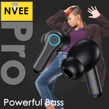 AZPEN NVEE Pro Upgraded True Wireless Earbuds, Waterproof, Ergonomic Stay in Design, Rich Sound and Heavy Bass, with Easy Pairing